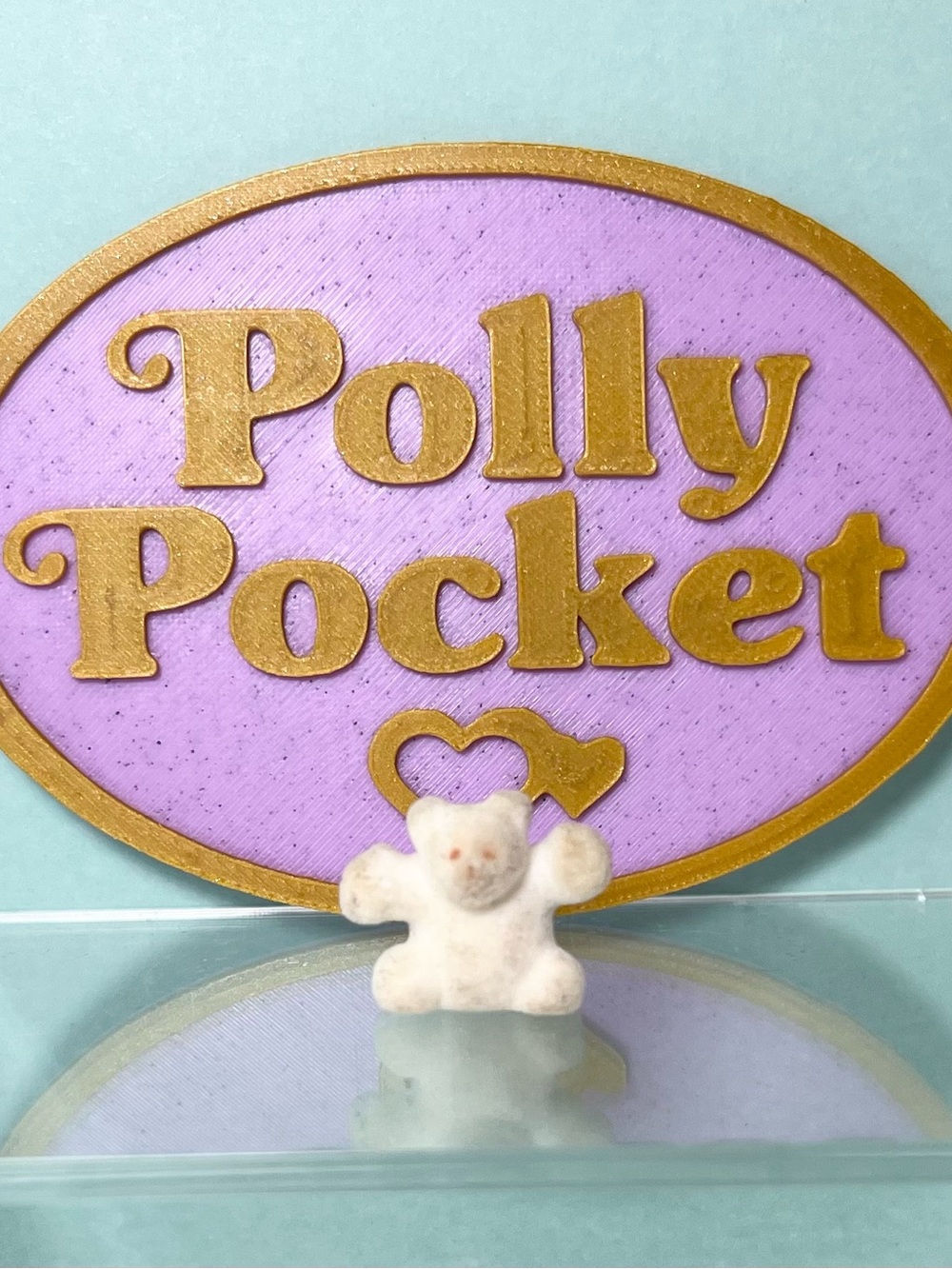 Vintage Polly Pocket 1989 Wild Zoo World, polar bear